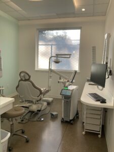 Fotona LightWalker in treatment room at Sage Dental Wellness Eugene OR
